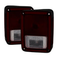 SPYDER Xtune Jeep Wrangler 2007-2013 OEM Style Tail Lights -Red Smoked ALT-JH-JW07-OE-RSM 9034138