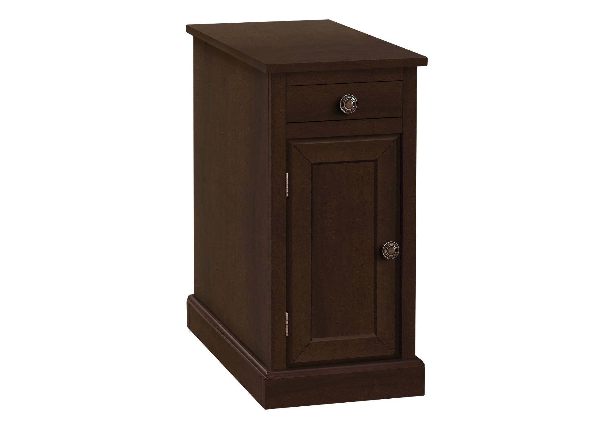 Narrow Accent Table with Storage Drawer