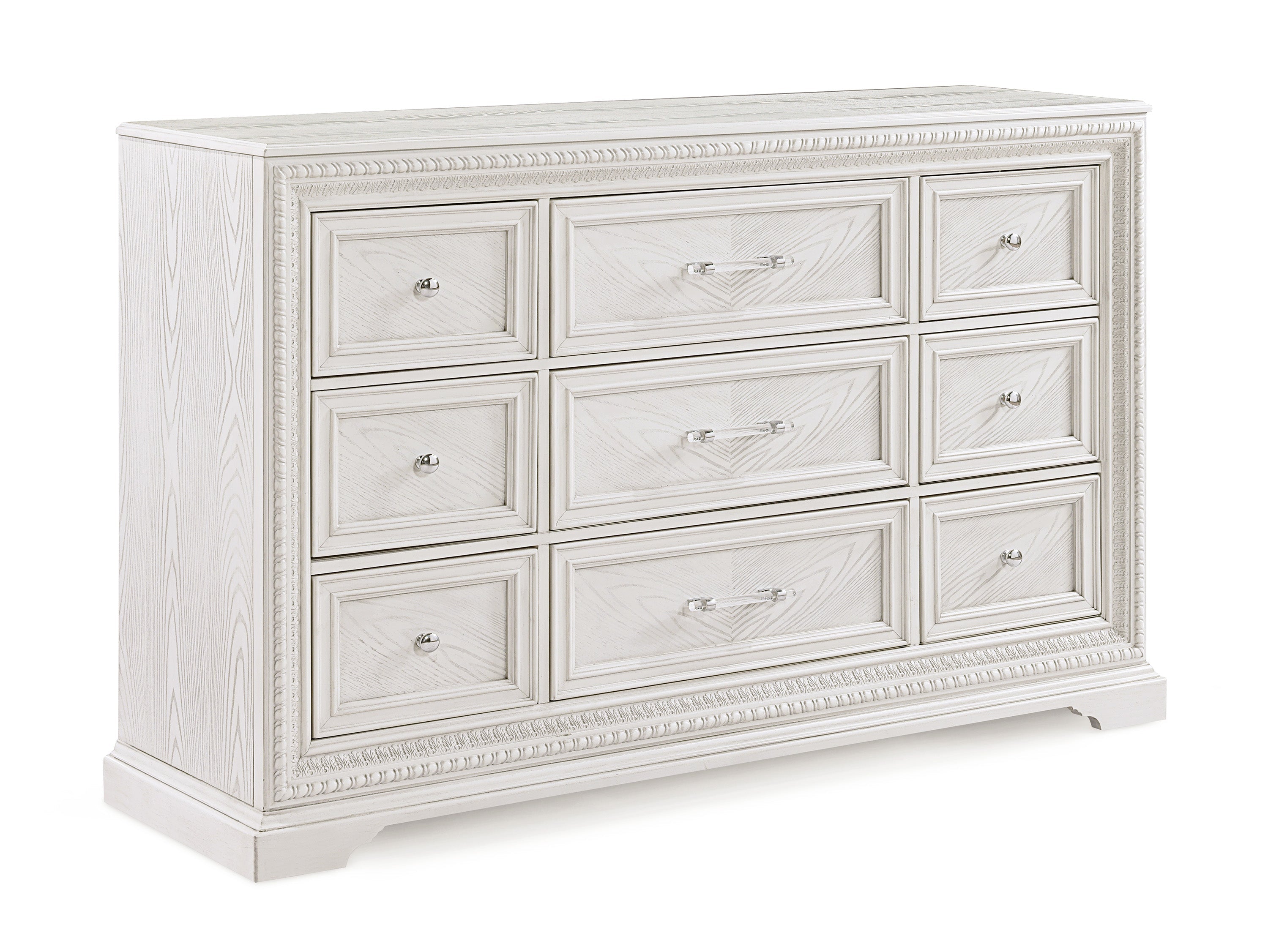 1pc Traditional 6-Drawer Storage Dresser Antique