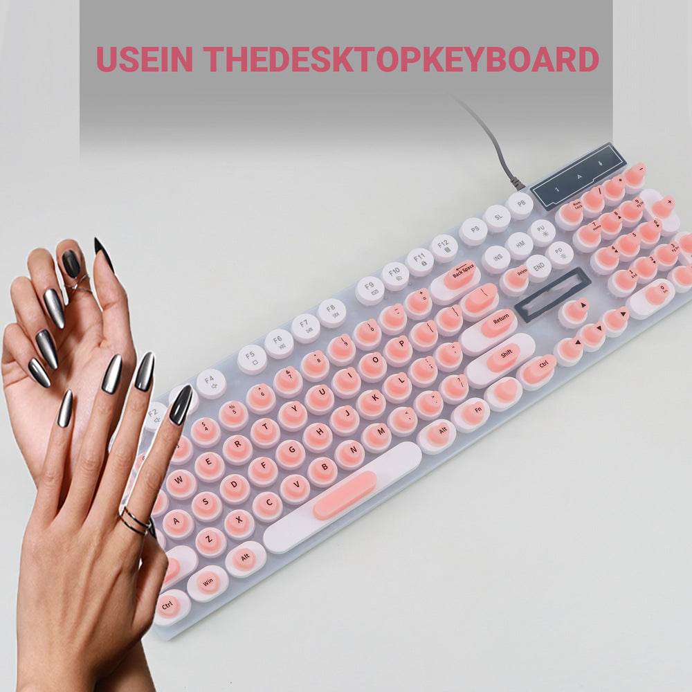 91 Button For Desktop And Notebook Computer Silicone Keyboard Stickers