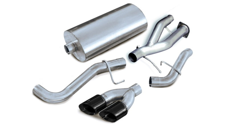 Corsa Performance Sport Cat-Back Exhaust W/Black Twin 4 In Tips 02-06 Cadillac