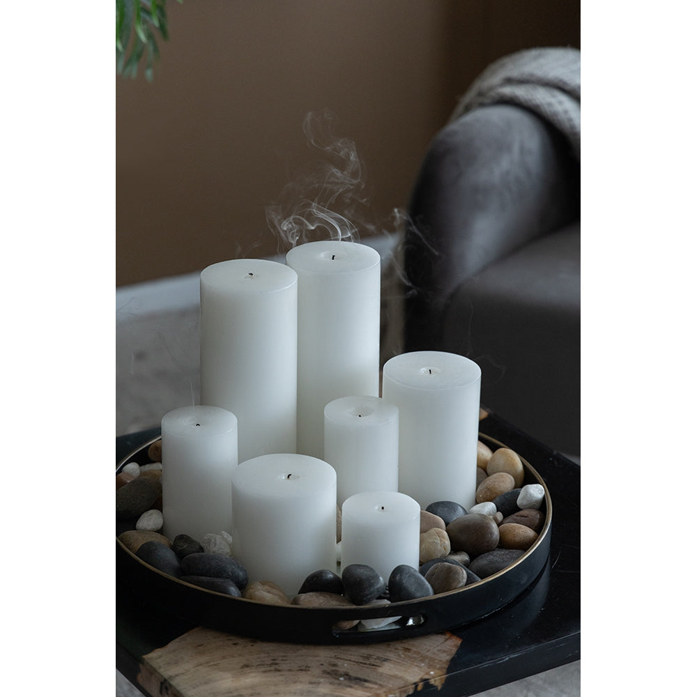 4x6" 2PK Unscented Soy Wax Candle