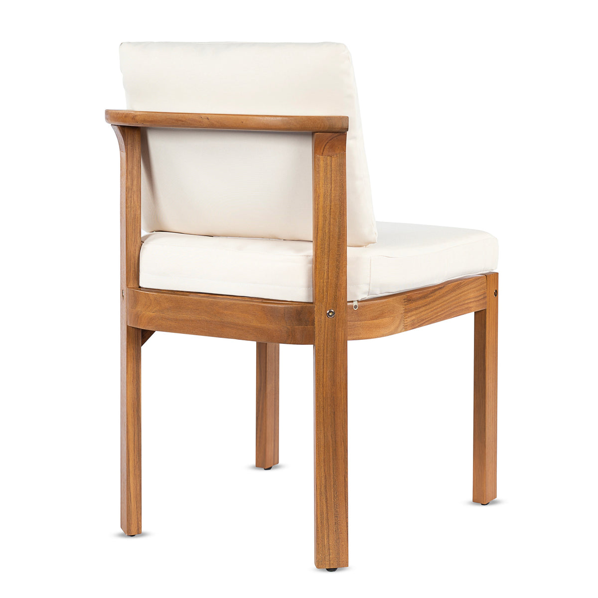 Acacia Wood Outdoor Dining Chair Set of 2