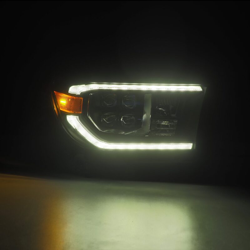 AlphaRex 07-13 Toyota Tundra / 08-17 Sequoia NOVA LED Proj HL Black w/Actv Light Seq. Sig + DRL 880818 *Discontinued