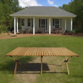Multi-Function Wooden Foldable Portable Patio Dining Table