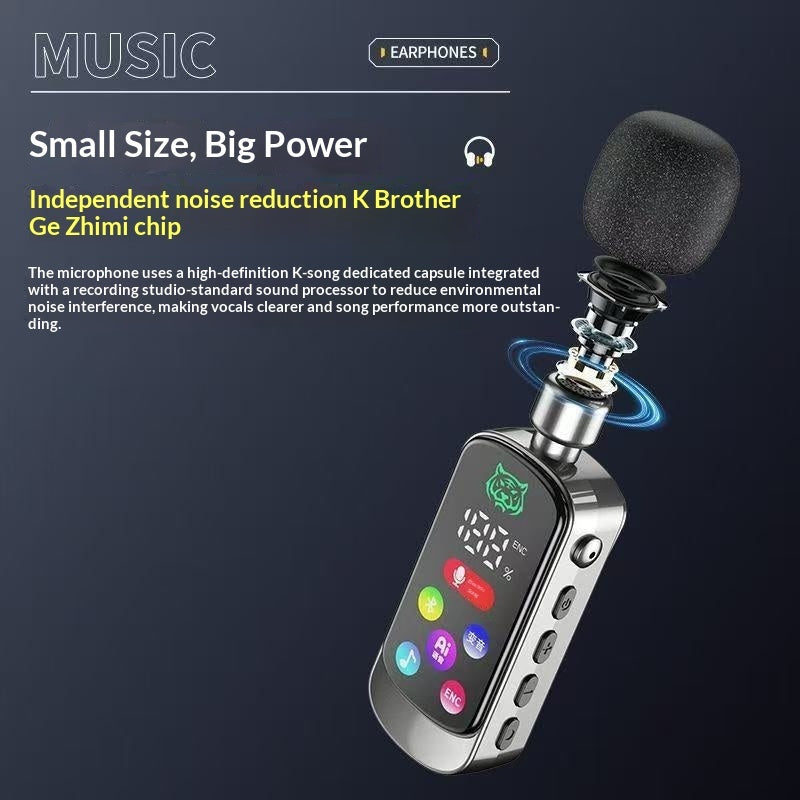 Noise-canceling Color-screen All-in-one Live-streaming Recorder