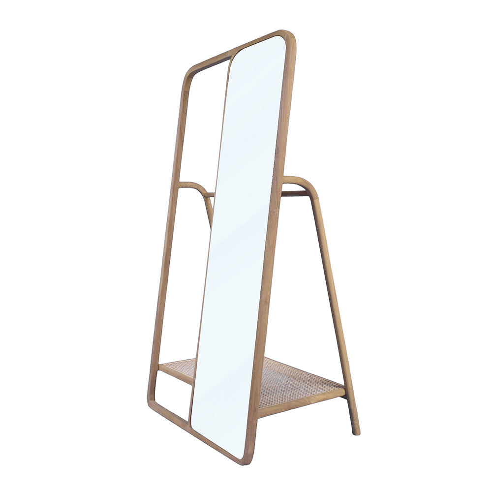 38" x 23" x 71.5" Clothes Hanger With Mirror - Large
