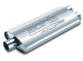 Borla Universal Center/Dual Oval 3in In / 2.5in Out 19in x 4in x 9.5in Notched PRO-XS Muffler 400487
