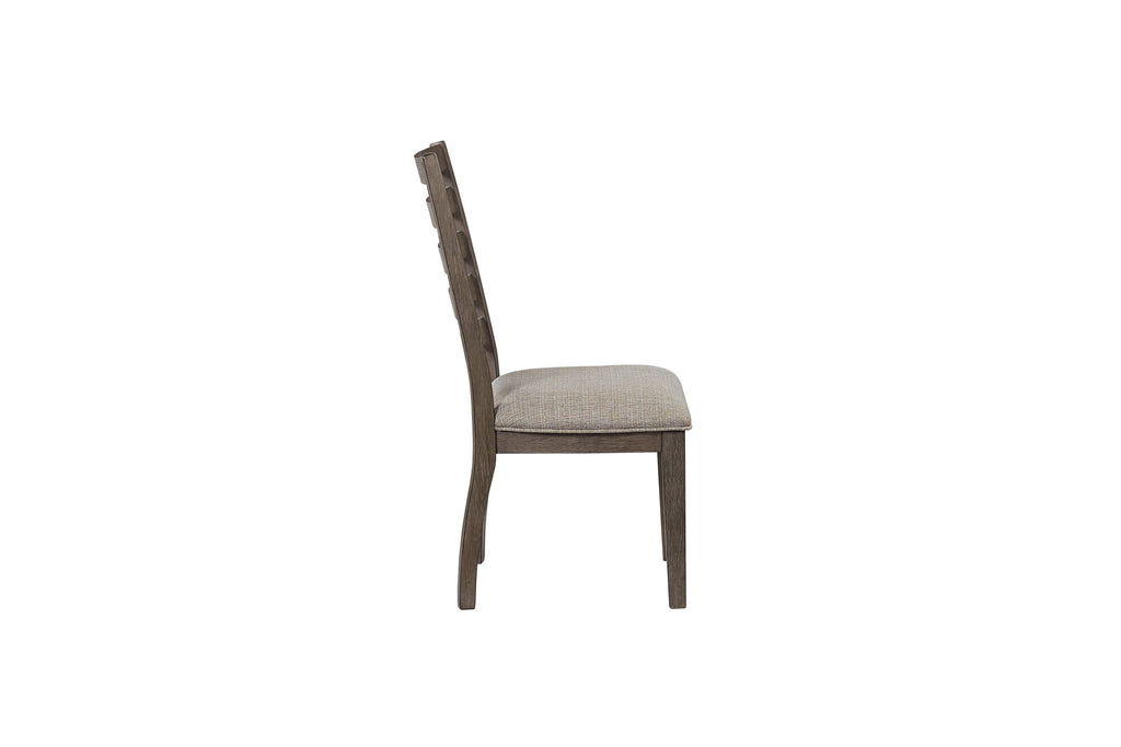 Casual Side Dining Chair with Ladder Back (Set of 2)