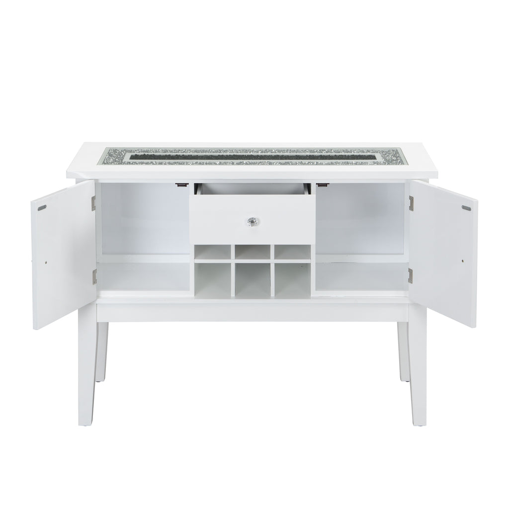 Elizaveta Faux Crystal Diamonds Sideboard