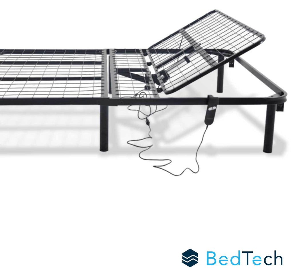 BTHU California King Adjustable Bed Base With Head Position Adjustment