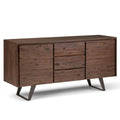 Lowry 60 Inch Wide Solid Acacia Wood Sideboard Buffet