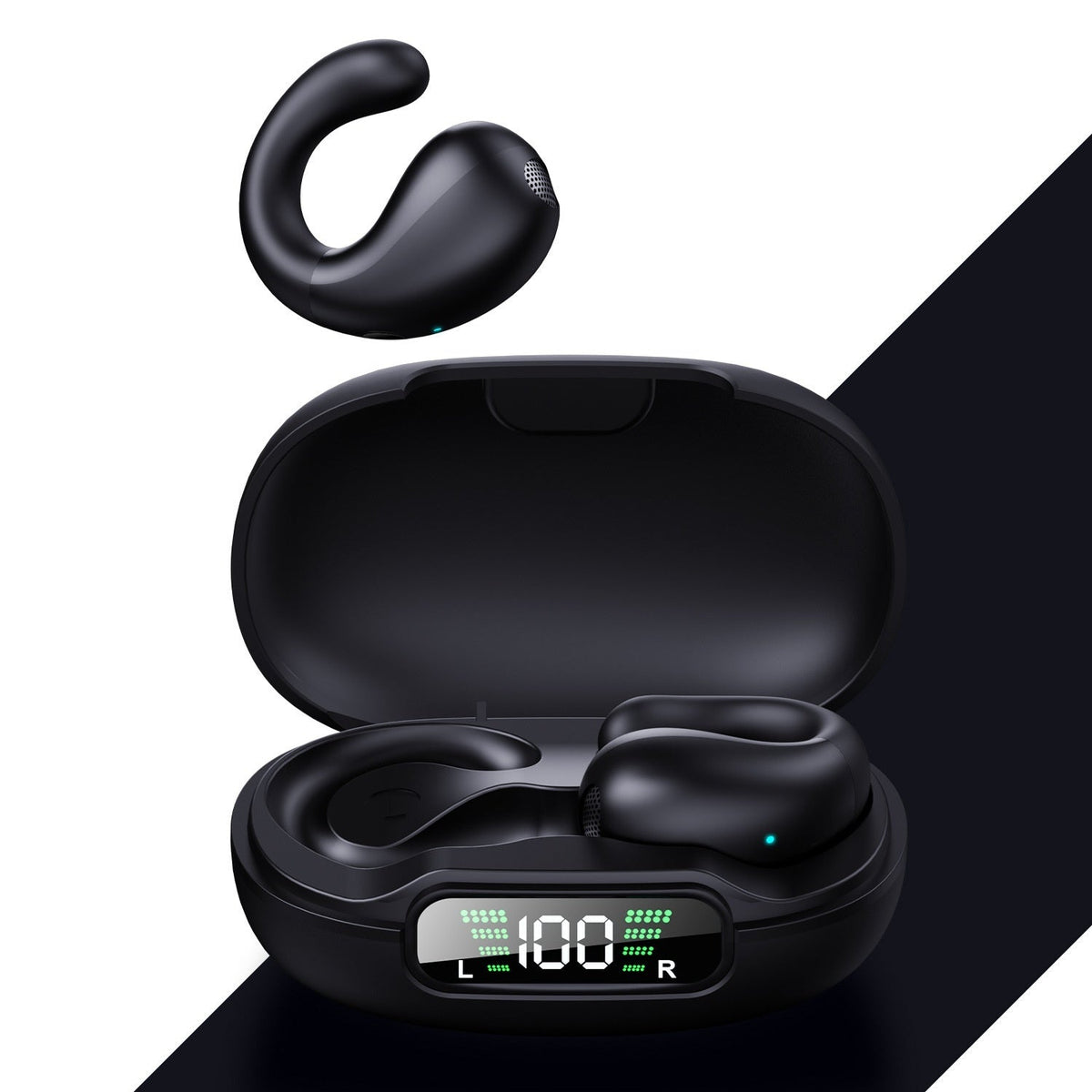 Wireless Non-occlusive Ear Clip Headset