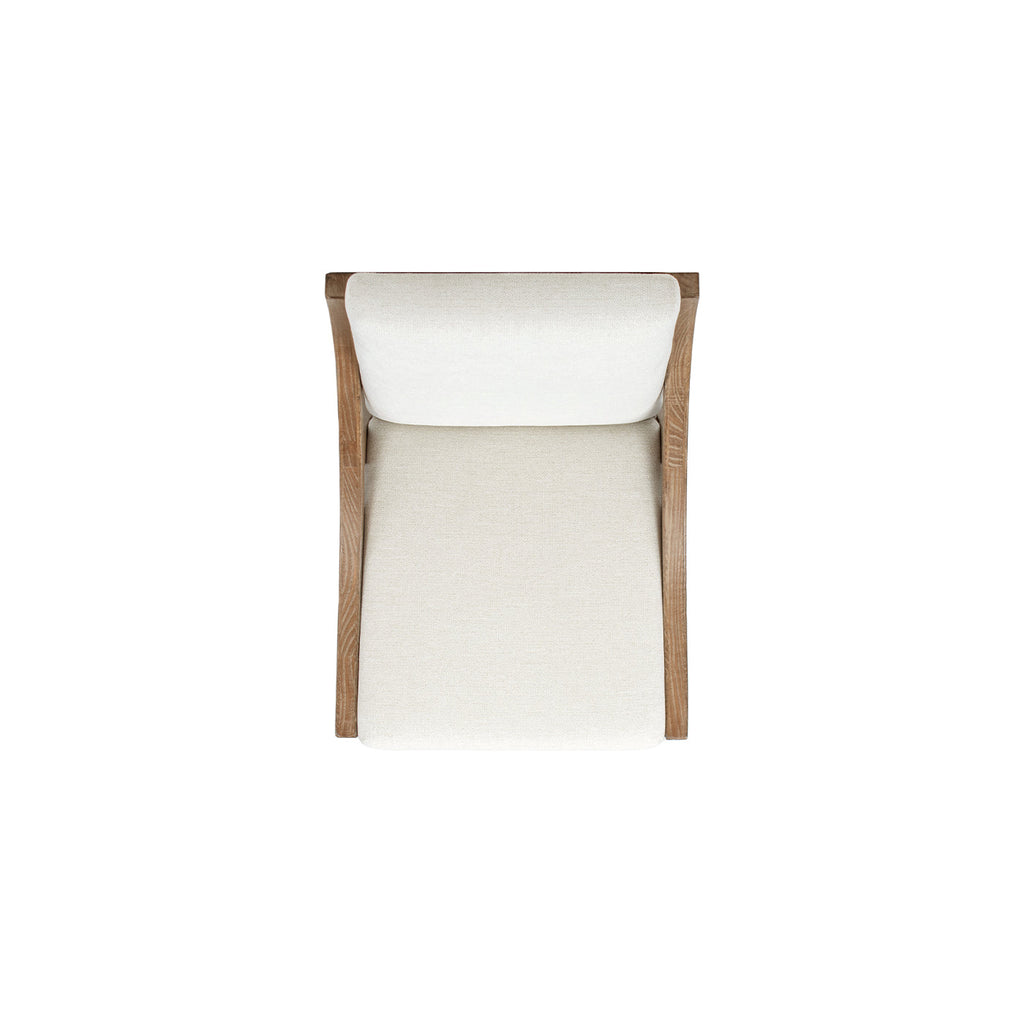 Lennox High-Back Upholstered Reclaimed Pine Wood Dining Chair Set