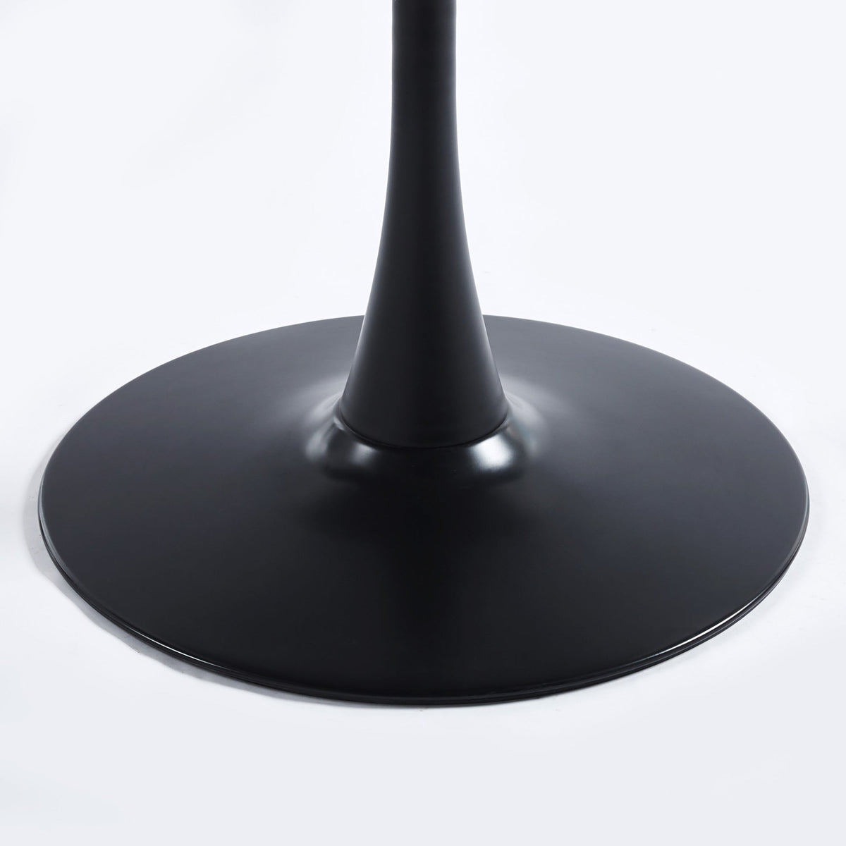 31.5" Walnut Color Top Tulip Table