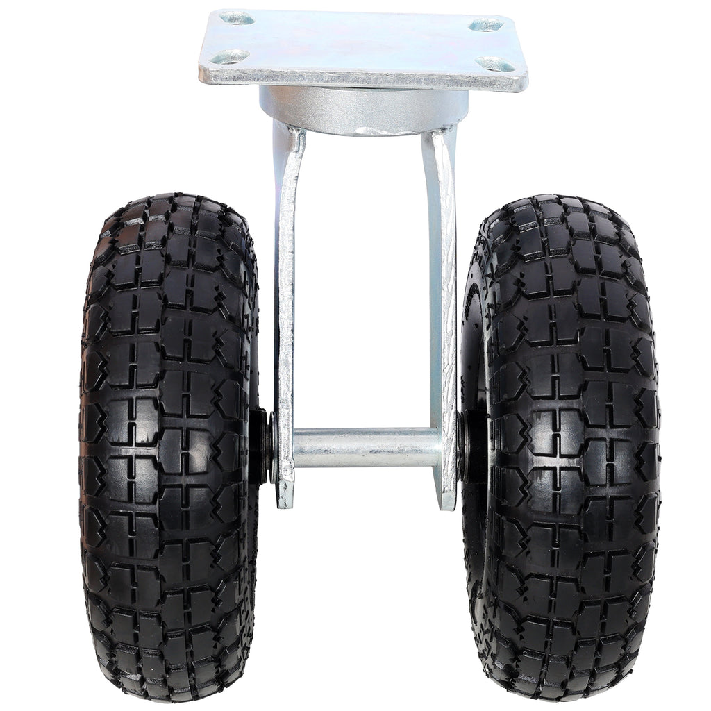10-Inch Dual Air Wheels Swivel Caster