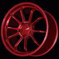 Advan RZ-DF2 for Porsche 20x10.5 / +45 Offset / 5x130 / 71.6mm Bore / Racing Candy Red YAF0L45PCR