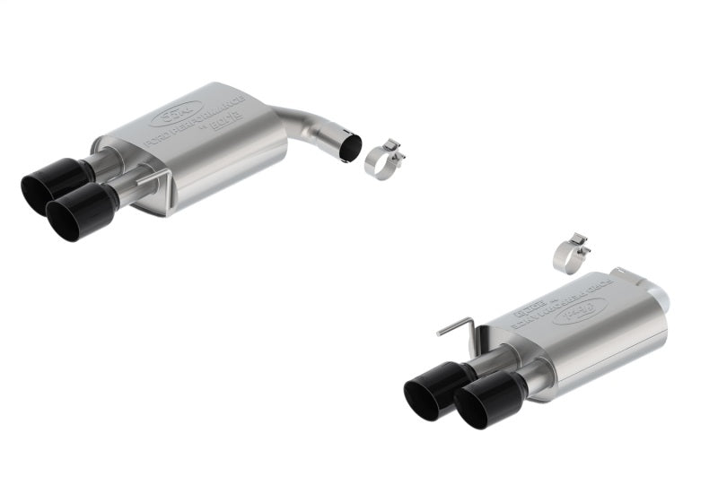 Ford Racing 2024 Mustang 2.3L Extreme Non-Active Axle-Back w/GT Valance - Black Tip M-5230-M2EBV