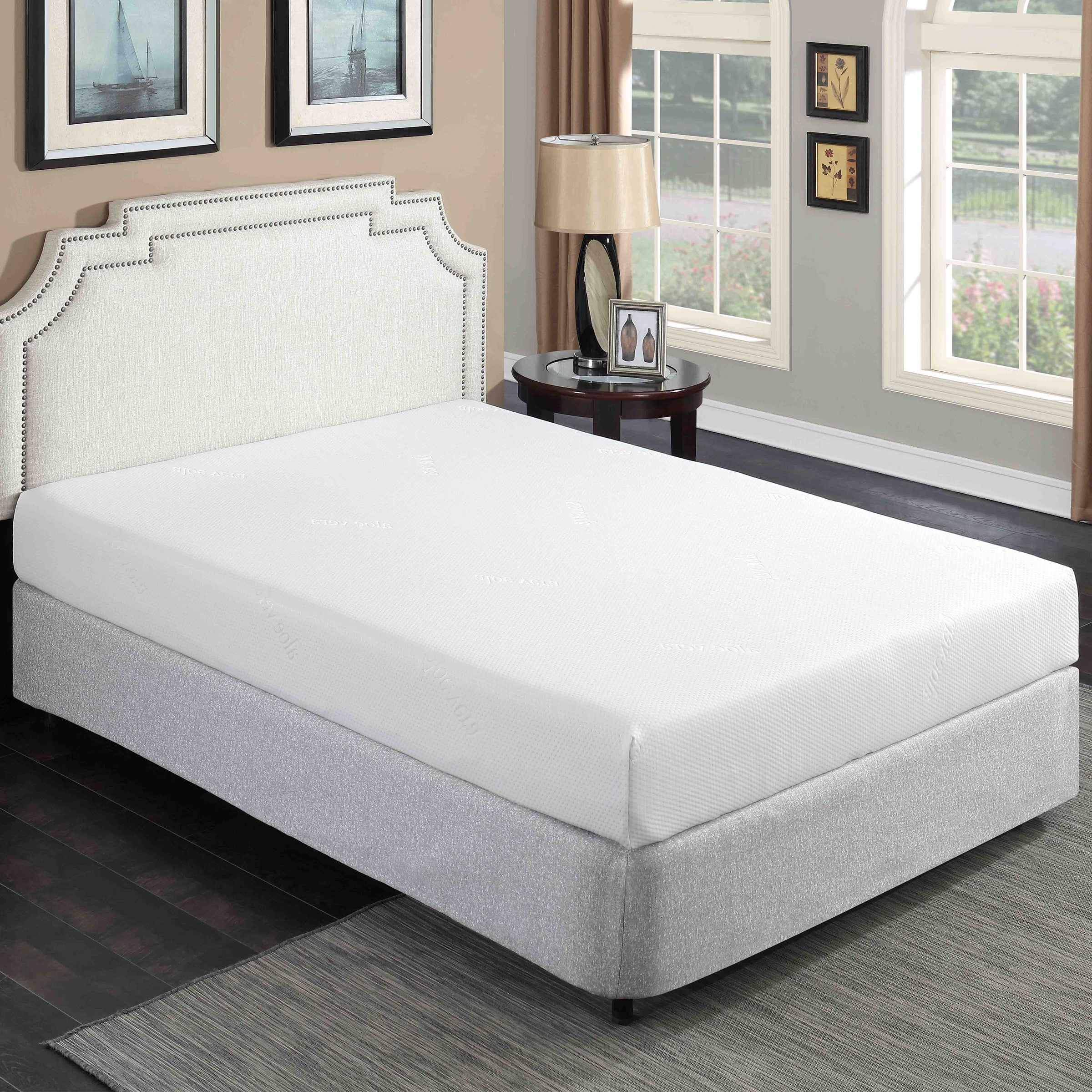 Plush 8 in. Medium Gel Memory Foam Mattress for Twin XL Size Bed