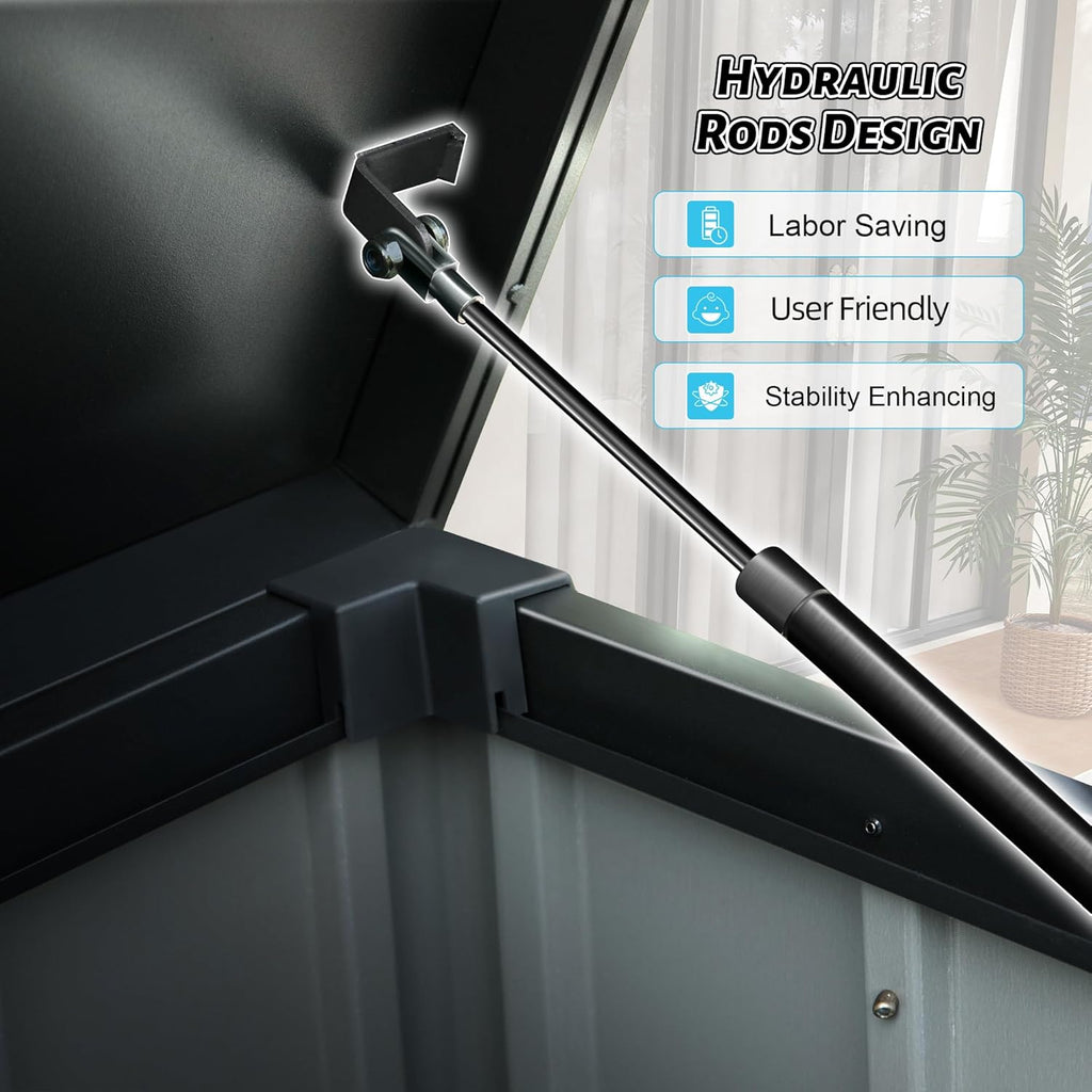 190 Gallon Metal Deck Box