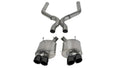 Corsa Performance 13-13 Ford Mustang Shelby GT500 5.8L V8 Black Sport Axle-Back