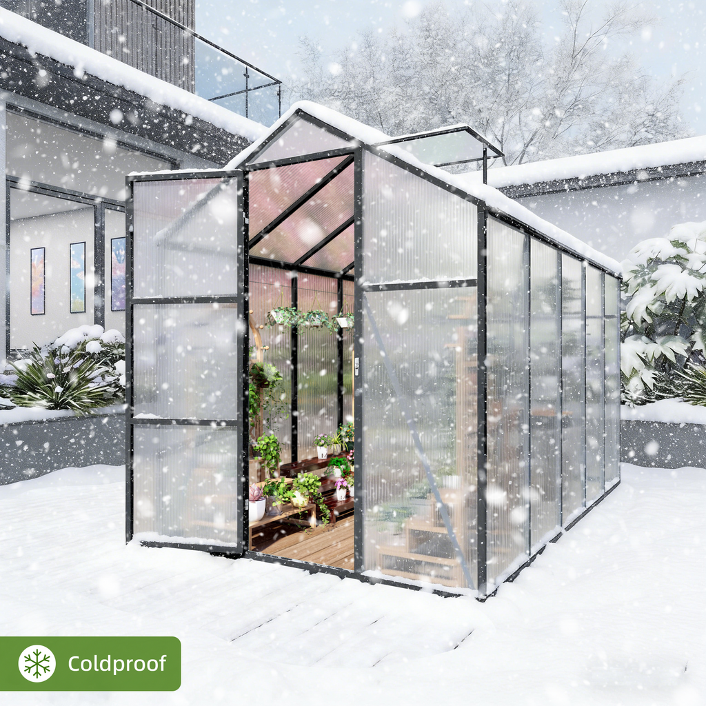 6x10FT Walk-in Outdoor Greenhouse