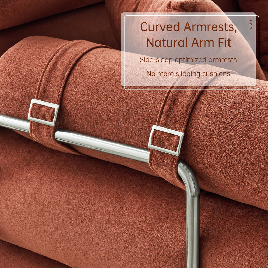 Convertible L-Shaped Sectional Sofa Bed