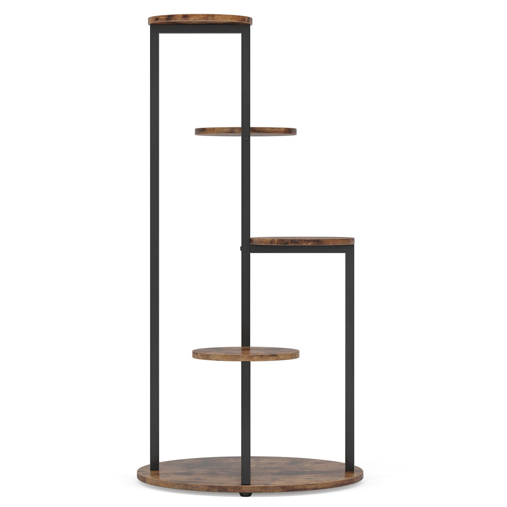 40.94" Height 4-Tier Rustic Plant Stand