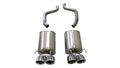 Corsa Performance 05-08 Chevrolet Corvette (C6) 6.0L/6.2L Polished Sport Axle-Back