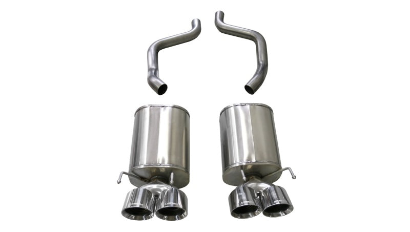 Corsa Performance 05-08 Chevrolet Corvette (C6) 6.0L/6.2L Polished Sport Axle-Back