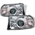 Spyder Dodge Dakota 97-04/Durango 98-03 1PC Projector Headlights LED Halo LED Chrm PRO-YD-DDAK97-C 5009791