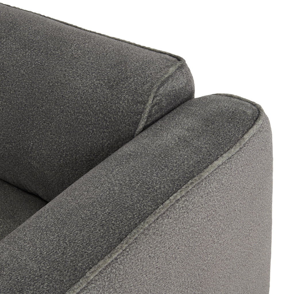 U_Style Luxury Living Room Double-Needle Cut Velvet Sofa