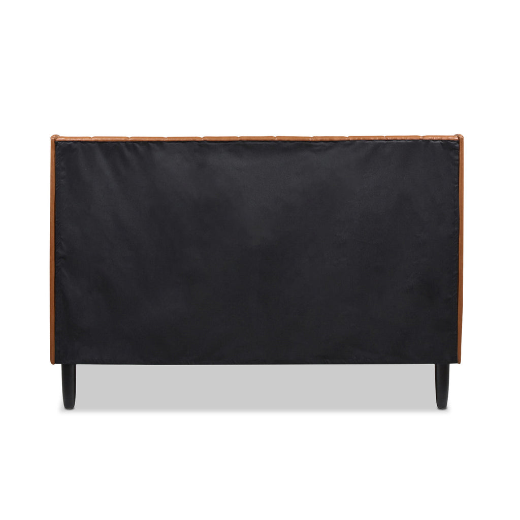 Aspen Vertical Tufted Modern Headboard Platform Bed Set, Queen