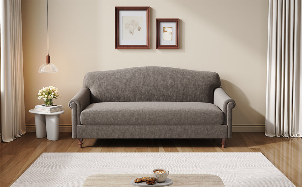 Modern Loveseat Sofa 77.5" 2-Seater Couch