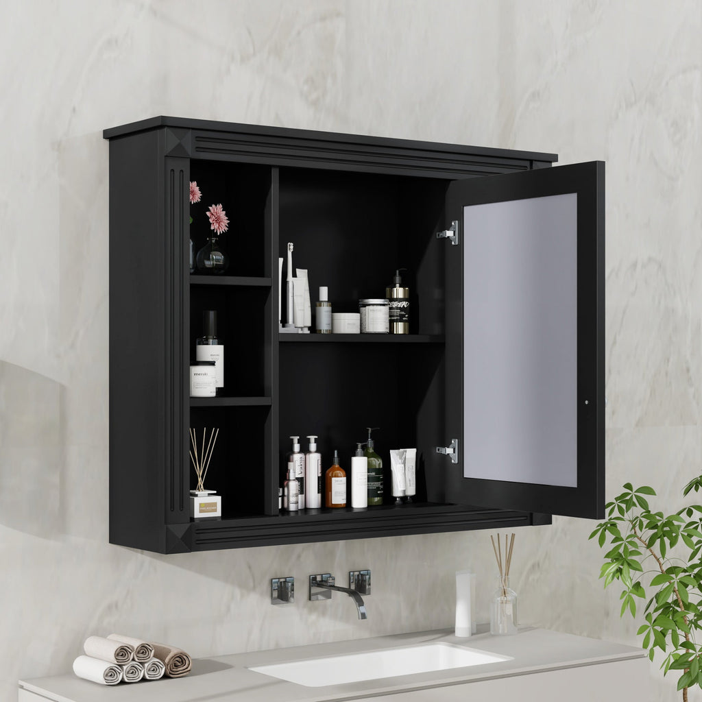 35'' x 28'' Wall Mounted Bathroom Storage Cabinet