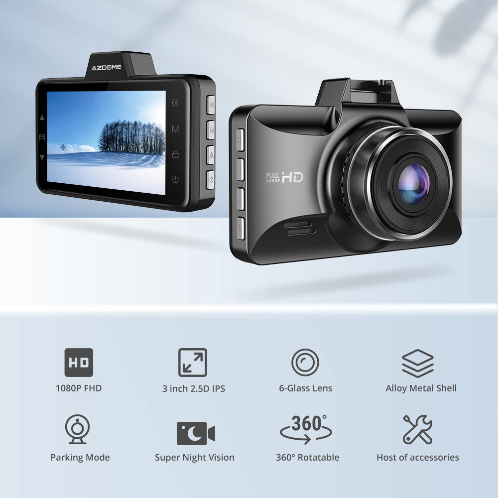 4K HD Dashcam With Voice Control And ADAS Driving Assistance