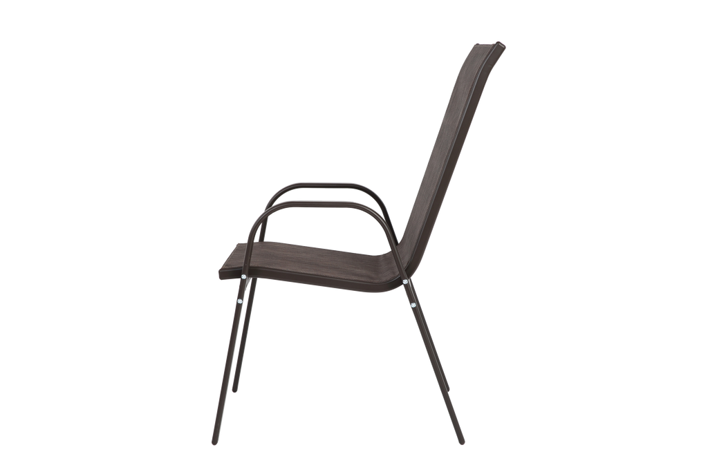6 Piece Patio Chairs, Outdoor Camping Chairs with Breathable Textilene Fabric
