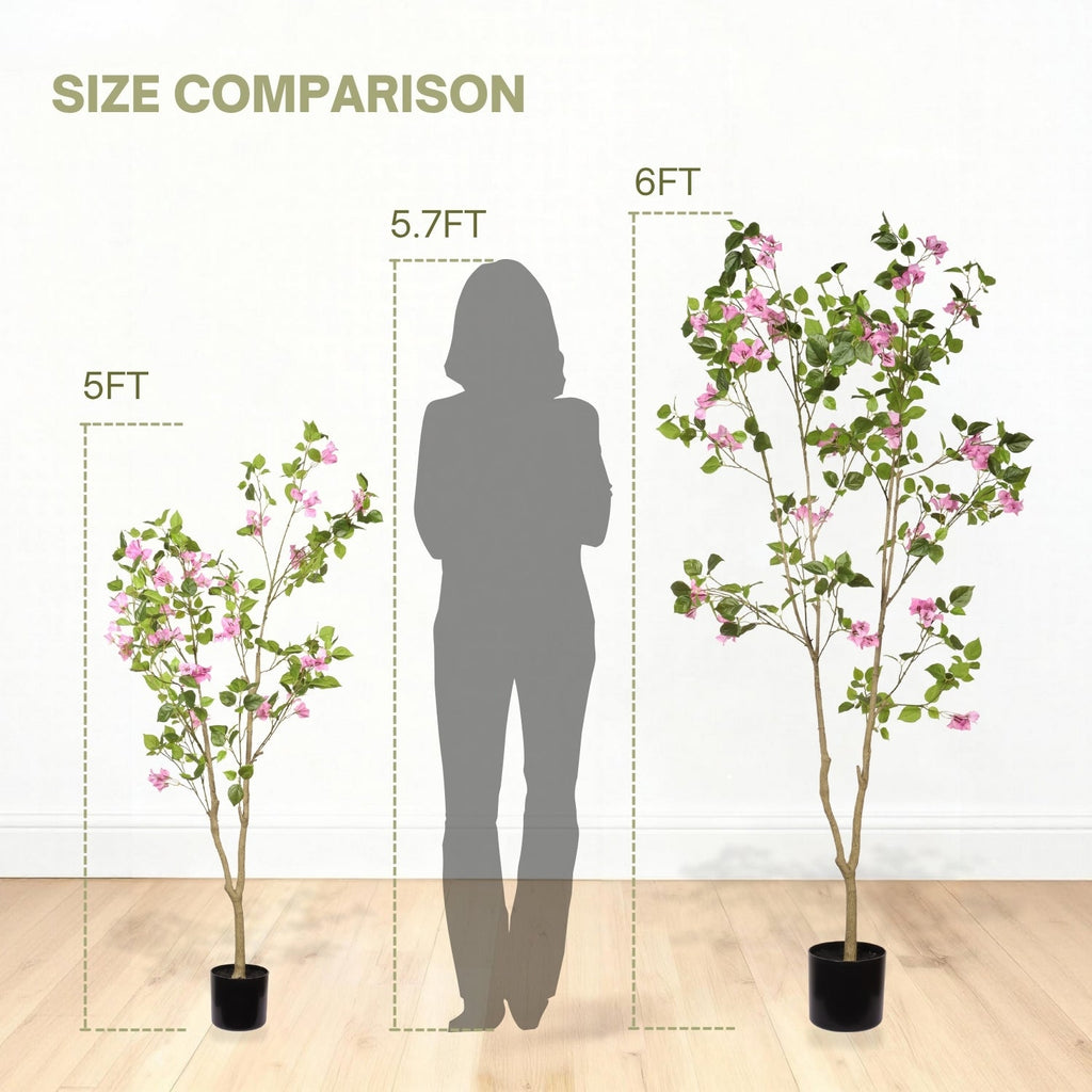 5FT Artificial Bougainvillea Tree