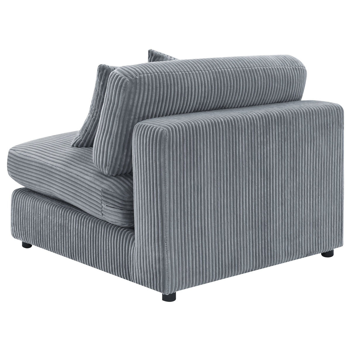 Cassidy Fog Upholstered Armless Chair
