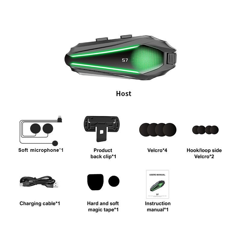 Cold-weather Noise-canceling Group Cycling Intercom Headset