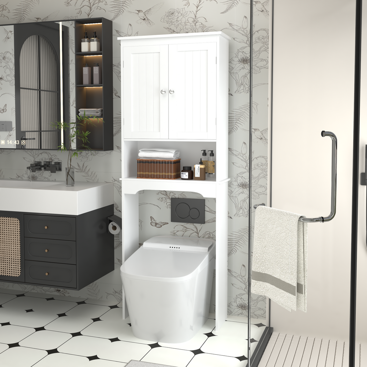 Over The Toilet Storage Cabinet