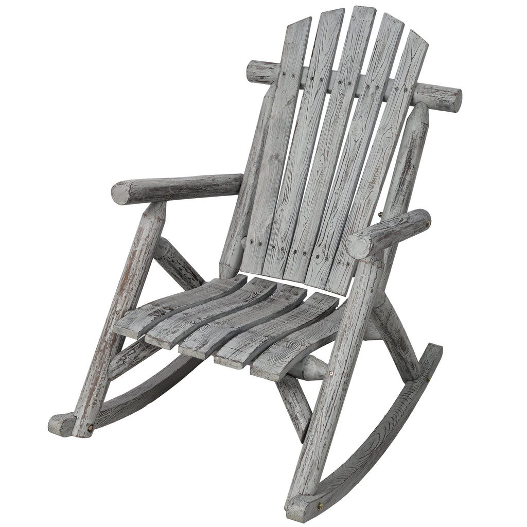 Wooden Porch Rocker Chair