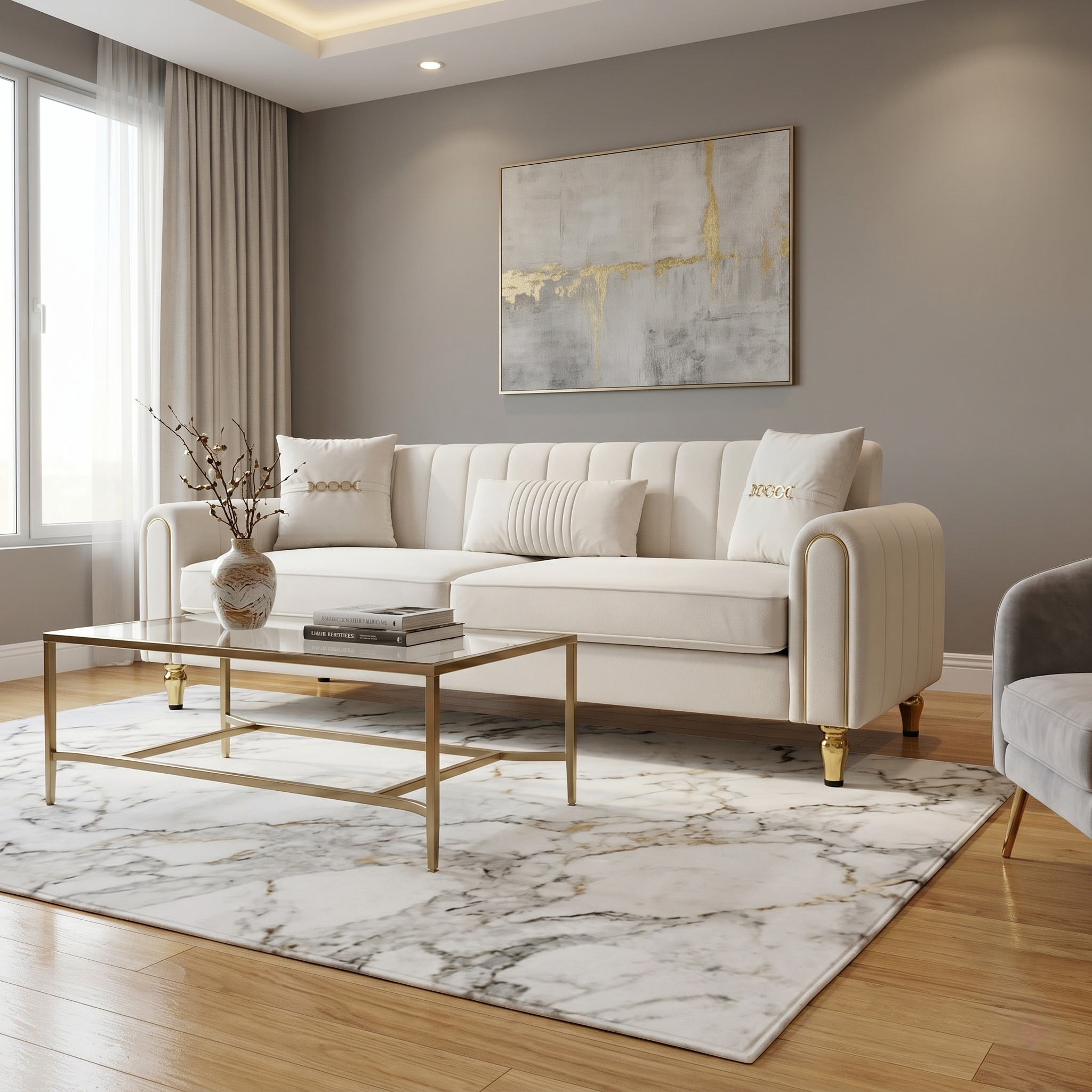 FX-P11-CW 3-Seater Sofa