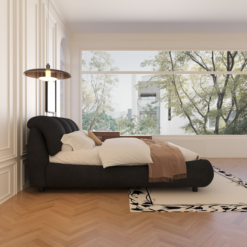 King Size Luxury Upholstered Platform Bed
