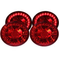 Anzo 2005-2010 Chevrolet Corvette LED Taillights Red 4pc