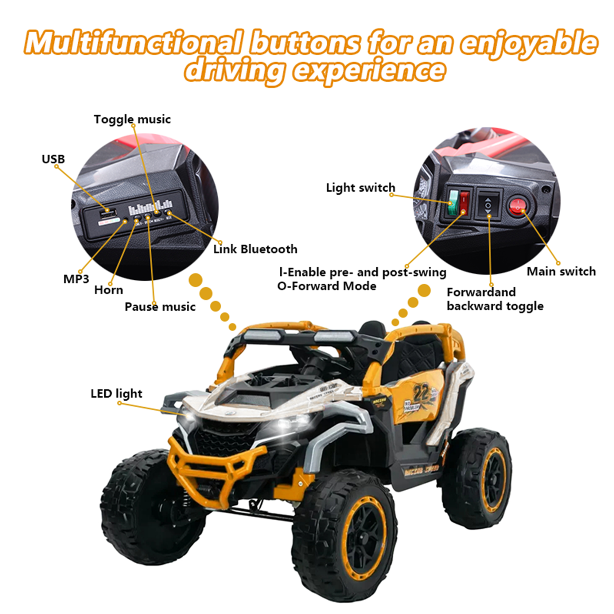 Ride On Models Truck Car 12V - Kids Electric Vehicle