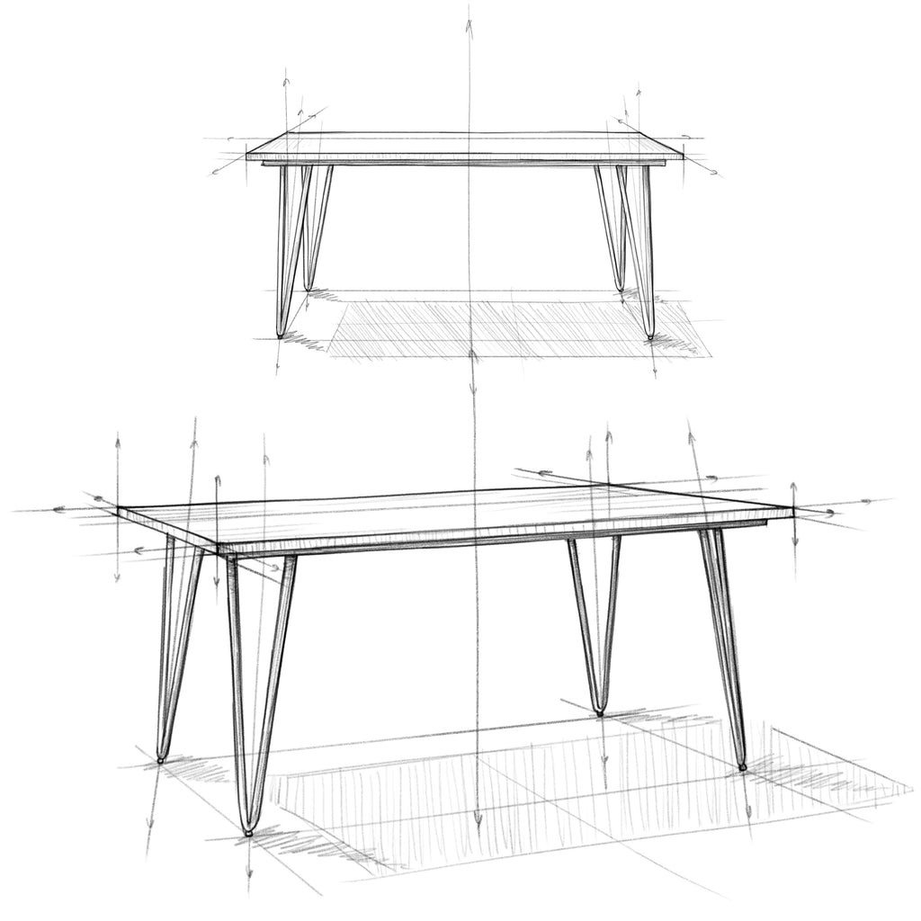 Hunter Dining Table in Refined