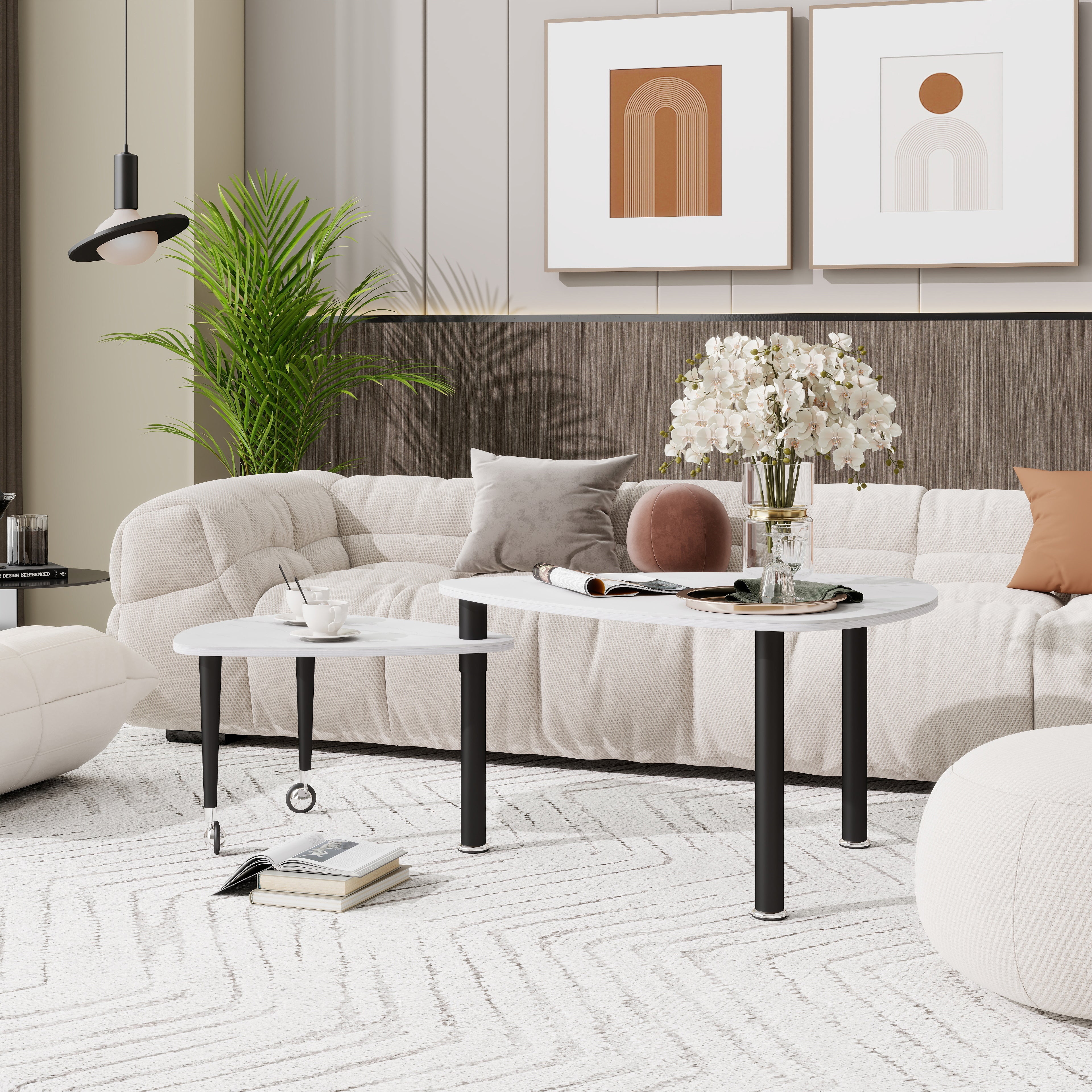 360 Degree Rotatable Coffee Table