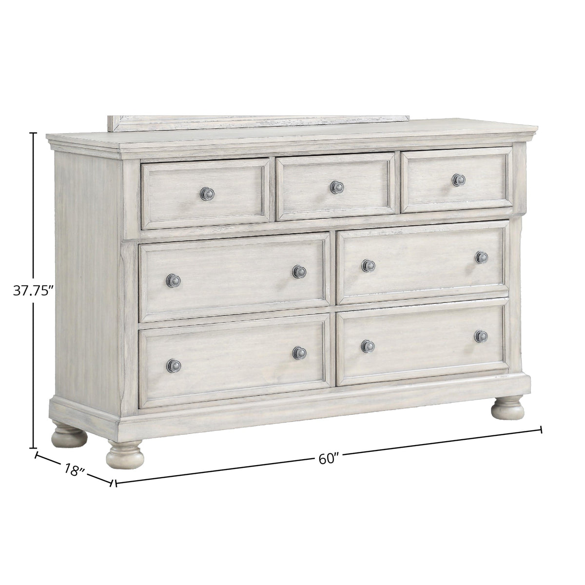Seven Drawer Dresser Antique