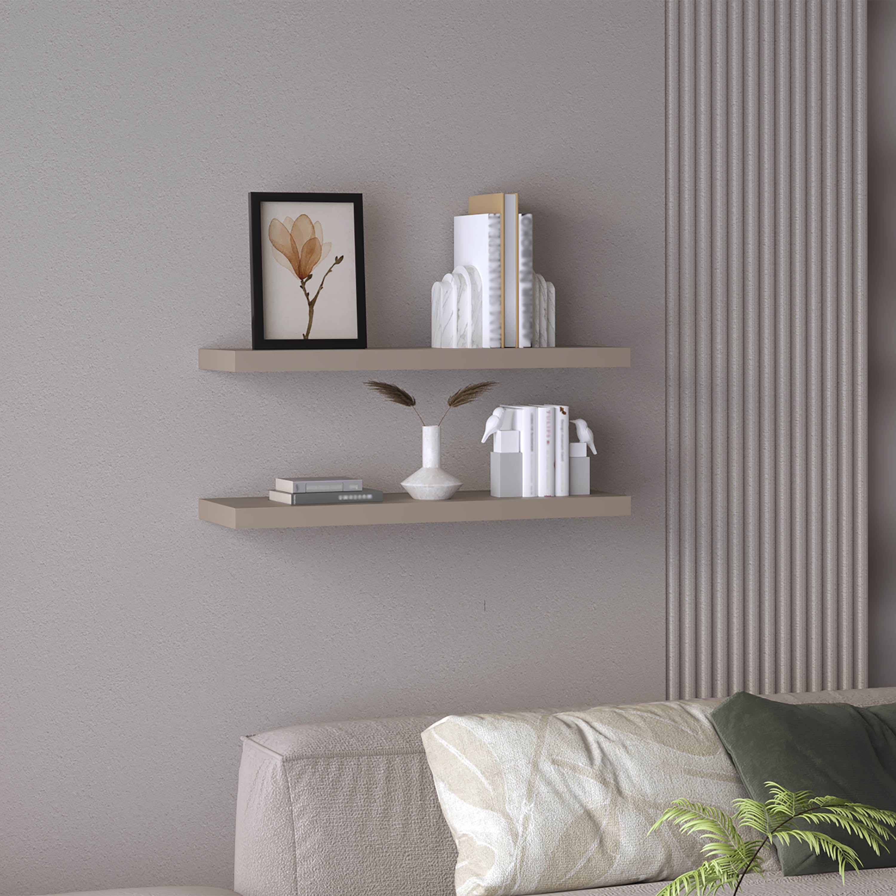 Ecco 31.5" Wide Floating Shelves Set of 2